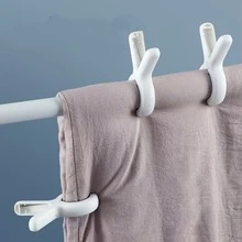 4 قطع مشابك غسيل مبطنة ناعمة بدون علامات، مشابك فراش مقاومة للرياح، مشابك بطانية لحاف مانعة للانزلاق، أداة تثبيت زاوية ملاءة السرير المنزلية - متعدد الألوان - مشاهدة 6