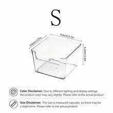 Stackable Clear Drawer Organizer | Rectangular Tray | Small Vanity Organizer & Desktop Drawer Divider Tray - Multicolor - View 13