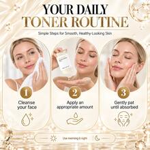 Silk Peptide Moisturizing Toner, Lightweight Fast-Absorbing Non-Sticky Hydrating Essence Water, Softens And Smooths Skin, Gentle Daily Facial Care, 100ml - Silk Peptide - View 7