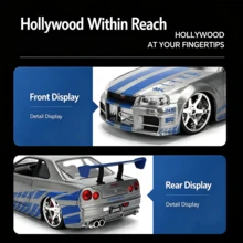 Simba 1:24 Scale Die-Cast Alloy Car Model Collection, Alloy Vehicle Display Model, Exquisite Sports Car And Muscle Car Replica, Desktop Collectible Decor, 14+ - 1:24 Scale - View 4