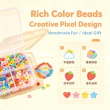 24 Warna/72 Warna - Kit Bahan Manik-manik Perler Fusion Set Lengkap Manik-manik Perler 2,6mm Set Lengkap Alat Kotak Manik-manik Perler Mard Set DIY - MultiWarna - View 5