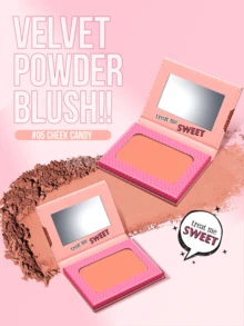 MISSLYN 2Pcs Hi-Hy Hydrating Serum & Velvet Powder Blush Set, Hydrating Shimmer Blendable, Soft Silky Texture, Natural Glow, Face Set Cheek/Highlight, Daily/Travel/Summer, Y2K/Soft Glam/Glass Skin, Makeup Set,For Women&Girls, Suitaable For Daily Look - #02+#05 - View 5