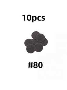 10pcs Foot File Callus Remover Replacement Sandpaper Disc Easy To Remove Cutin Dead Skin Calluses - Black - View 13