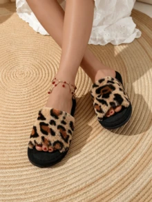 Women Home Slippers - Brown - View 3