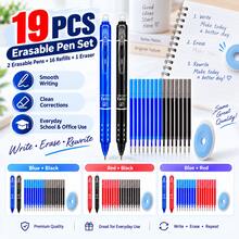 Cat Erasable Pens Magic Erasable Pen Cores Blue And Black Erasable Neutral Pens With Better Hand Feel Office Signature Stationery Supplies - Multicolor - View 4