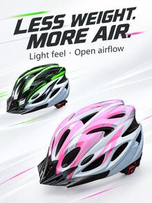 1pc Adult Road/Mountain Bike Helmet, Ultra-Light Adjustable Strap, Detachable Visor, Soft EPS Foam Lining, Multi-Ventilation Holes, Suitable For Daily Outdoor Cycling - Multicolor - View 7