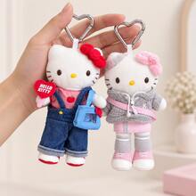 SANRIO 6 buah Gantungan Tas Hello Kitty Bergaya, Liontin Kartun Lucu untuk Berdandan dengan Jepitan Logam Bintang dan Hati, Cocok untuk Dekorasi Ransel, Tas Tangan, Tas Buku, dan Hadiah - MultiWarna - View 8
