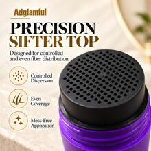 Adglamful Hair Building Fibers 30g/1.05oz, Squeeze Dispensing Hair Fiber Powder For Fuller-Looking Hair, Natural-Looking Coverage For Hairline & Sparse Areas - Multicolor - View 4