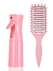 Set Alat Penata Rambut 2 Buah, Sisir Multifungsi, Botol Semprot, Sikat Rambut, Perlengkapan Perawatan Rambut Profesional, Cocok Untuk Wanita di Rumah dan Salon, Hadiah Natal dan Hari Valentine - Versi yang ditingkatkan - View 6