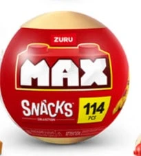 ZURU MAX Premium Snacks Building Bricks Collection (Hamburger) By Building Bricks For Teens, Adults And Collectors. Build, Collect And Display Your Collection Of Delicious Snacks! (Random) - Multicolor - View 12