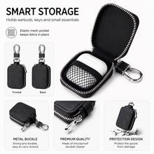 Casing Pelindung Kulit yang Kompatibel dengan Apple Bluetooth Earbuds Generasi ke-3 Pro 2 - Hitam - View 3