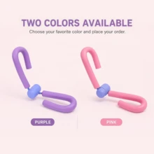 2pcs Thickened Upgraded Foam Pelvic Floor Muscle Trainer + Finger Massager, For Leg Shape Correction, Back Beautification, Pelvic Training, Slim Arms, Postpartum Recovery Leg Squeezer, Thickened Spring With Strong Rebound, Home Multifunctional Thigh Exercise Equipment, Arm And Leg Exerciser, Inner Thigh Squeezer, Gym Workout Weight Loss And Shaping, Slouchy Home Workout Weight Loss And Shaping Tool, Unisex (Battery Not Included) - Multicolor - View 11