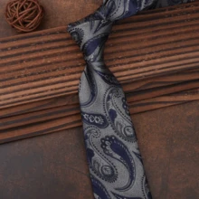 Men's Floral/Paisley Exquisite Jacquard Tie 8cm Hand-Tied Business Formal Banquet Wedding Suit Accessory Multi-Color - Multicolor - View 11