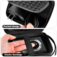 Hard Shell Camera Storage Bag Waterproof Shockproof Portable Camera Case Digital Camera Protective Storage Box - Multicolor - View 4