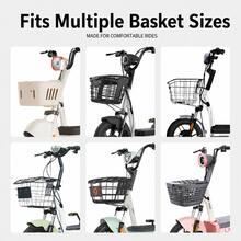 1pc Black Extra Large Electric Scooter Front Basket Rain Cover, Universal Waterproof Bag For Electric Bike, Motorcycle, Bicycle, Battery-Powered Scooter Basket - Bicycle Basket Rain Cover - View 6