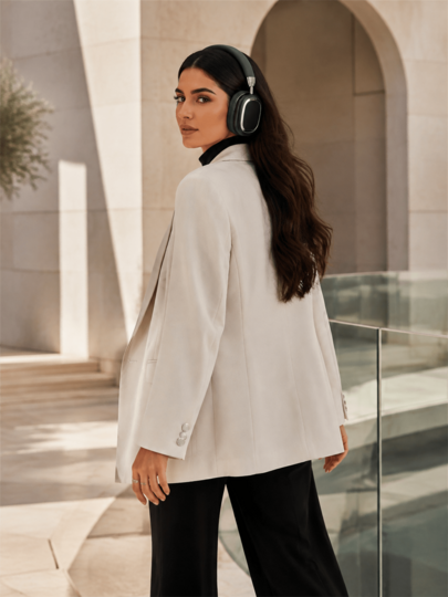 B35 Wireless Bluetooth 5.4 Over-Ear Headphones, 40mm Driver Unit Rich Balanced Sound Quality, 8 Hours Playback Time, Soft Fabric Ear Pads Comfortable Wear, Foldable Lightweight Portable, Mirror Finish, Type-C Charging And 3.5mm Wired Mode, Stable 10m Connection, Suitable For Commuting And Travel