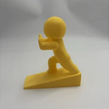 Cartoon Figure Door Stopper, Solid Weight Design Prevents Tipping, Holds Door Open To Prevent Wind-Closing And Wall Bumping. Unique Human-Shaped Sculpture With Outstanding Aesthetics, Suitable For Entryway, Bedroom, Study, Blocks Door Gap And Prevents Sliding, Decorative And Storage 2-In-1, Novel And Practical Small Gift. - A - View 2