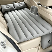 (1pc Car Inflatable Bed, Car Accessories, Back Seat Sleeping Pad, SUV/Sedan Universal Inflatable Bed, Portable Travel Camping Sleeping Pad - Perfect Gift For Drivers (This Product Does Not Include An Air Pump, Only Includes One Inflatable Bed!)) - Straight-grained Round Mound - View 5