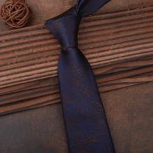 Men's Floral/Paisley Exquisite Jacquard Tie 8cm Hand-Tied Business Formal Banquet Wedding Suit Accessory Multi-Color - Multicolor - View 15