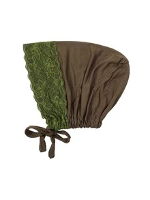 1pc Women's Lace Trim Adjustable Tie Inner Cap, Soft Modal Elastic Headscarf Inner Cap, Breathable Sleep Cap Chemotherapy Head Wrap, Multiple Colors Available - Multicolor - View 14