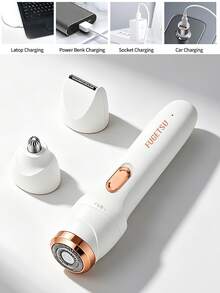 Women's Electric Shaver Multi-Function Portable Razor For Underarm, Nose Hair, Eyebrow, Intimate Area Trimming And Hair Removal, Women's Electric Razor, Women's Electric Shaver, Intimate Area Hair Removal Device For Men And Women - Multi-color - View 5