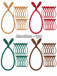 12 Pcs 20 Inches Christmas Garland Ties Christmas Decorative Twist Ties For Banister Reusable And Flexible Twist For Xmas Home Decorations Holiday Craft Wrapping - Multicolor - View 13