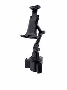 Multifunctional Car Cup Holder Phone/Tablet Mount 2-In-1 Height Adjustable 360° Rotating Phone Stand, Adjustable Cup Holder Style Phone & Tablet Holder Easy Installation With Stable Grip, Anti-Shake, Hands-Free Function, Ergonomic Design Universal Cup Holder Extension Adapter, Suitable For SUV, Truck, RV, Road Trip, Essential Car Accessory - A - View 9