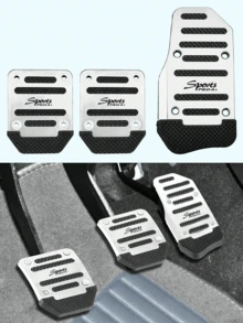 3PCS Multi-Color Universal Car Brake & Accelerator Pedal Pads, Anti-Slip Pedal Pad Set, Accelerator Pedal Cover, Car Brake Pedal Protector, High-Quality Anti-Slip Pedal Pads, 3-Color Brake, Accelerator, Clutch Pedal Set, Suitable For Manual Transmission Car Pedal Pads, Anti-Slip Durable Foot Pedals - A - View 9