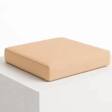 Premium 50x50 Cm Seat Cushion – Modern Soft-Textured Pad For Chairs, Sofas, And Benches – Non-Slip Bottom Indoor Floor Pillow - Apricot - View 7