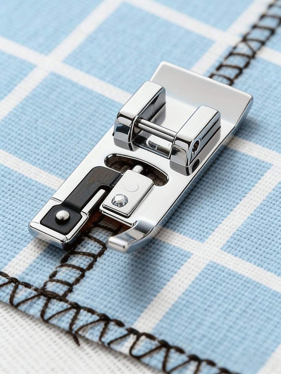 1Pc 7310 Overlock Presser Foot, Multifunctional Overcasting Sewing Machine Foot, Domestic Electric Sewing Machine Attachment, Practical Sewing Accessory For Home DIY Sewing & Garment Making - Sewing Machine Presser Foot - View 1