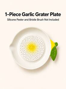 1/3pcs Fruit Shaped Ceramic Garlic Grinder Set, Garlic & Ginger Grater With Silicone Garlic Peeler And Cleaning Brush Dip Sauce Dish, Multi-Functional Kitchen Tool For Garlic, Ginger, Carrot, Yam, Butter, Housewarming Gift - Fruit-shaped Ceramic Garlic Press - View 15