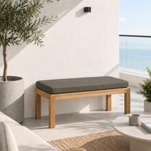 Heavy-Duty Indoor/Outdoor Bench Pad – Sophisticated Design For High-Traffic Seating Areas - Dark Green - View 3