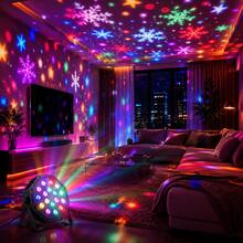 Smart LED Stage Light, RGB Par Light, 18 LED Bulb Stage Light, Party Light, Color Changing Stage Light With Remote Control, Wedding, Disco And Club Event Atmosphere Light - Single-color Lantern - View 6