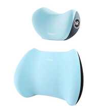 1 Set Memory Foam Car Headrest Neck Pillow And Lumbar Support Cushion, Memory Foam Lumbar Support, Memory Foam Headrest - one-size - View 13