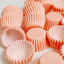 Pink Mini Cupcake Liners; Greaseproof Paper Muffin Liners; Disposable Mini Cupcake Cups; Suitable For Baking Paper Cups And Muffin Cups Packaging; Suitable For Cake And Candy Making; Suitable For Holidays, Weddings, Valentine's Day And Various Anniversaries. - Pink Mini Cupcake Liners - View 6