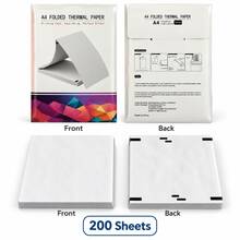 8.5 X 11 Inch A4 Thermal Printer Paper, BPA/BPS-Free, Folded Continuous Paper, Compatible With M08F, MT800, Brother PocketJet PJ762/PJ763MFi (100/200/300 Sheets) - A4 - View 10