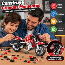 Kids Block Motorcycles - Red - View 5