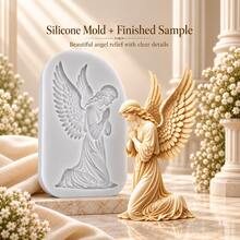 1pc Classical Sculpture Silicone Mold, Candle Mold, Soap Mold, Resin Molds, DIY Soft Pottery Clay Drop Glue Decorative Mold, Plaster Mold, Hand Decorative Art Tools, Multi-Purpose Silicone Mold - Multicolor - View 3