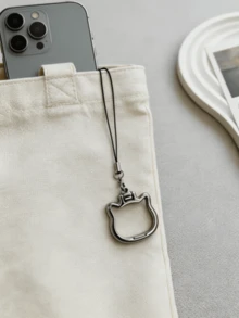 1pc/2pcs 2-In-1 Multifunctional Phone Lanyard And Stand-A Portable, Hands-Free Holder Featuring A Foldable Metal Ring Pendant That Serves As A Stand For Phones And Tablets; An Ideal Birthday Or Holiday Gift For Mothers, Family, And Friends. - B - View 11