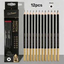 12pcs Professional Sketching Pencils, 2H-8B Drawing Pencil Set, Professional Hand-Drawn Sketching Pencils, Ideal Choice For Artists, Students And Beginners Sketching Creation, Back To School Gift, Christmas Gift - Sketch Pencil Set - View 8