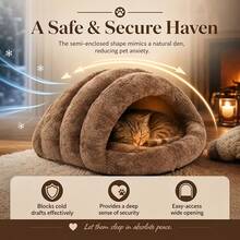 Slipper Shaped Cat & Dog Bed, Comfortable Indoor Sleeping Nest For Autumn/Winter - Multicolor - View 11