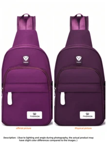 2026 New Women's Chest Bag - Large Capacity Crossbody Bag, Fashionable Minimalist Shoulder Bag, With Adjustable Shoulder Strap, Zipper Closure, Multiple Storage Pockets - Suitable For Daily Use, Travel, Work And Gatherings. - Multicolor - View 7