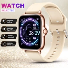 QAGSFLC Jam Tangan Pintar Modis dan Mewah, Panggilan Nirkabel; Wallpaper Kustom; Stopwatch, Pedometer, Kalori, Mode Olahraga, Kontrol Musik, Kamera Jarak Jauh, Pengingat Alarm, Cocok Sebagai Hadiah untuk Teman, Hadiah Pilihan, Hadiah Liburan - View 5