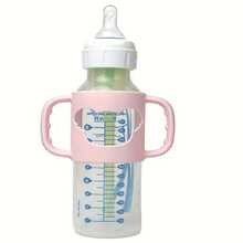 Bear Soft Silicone Baby Bottle Handle, Baby Cup Handle Grip Protector, High Elasticity Newborn Bottle Accessory - Multicolor - View 4