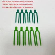 20/50/100入 植物支撐針，草莓藤莖塑膠U型園藝固定夾，適用於植物扦插與匍匐莖生根，可重複使用園藝固定針 - 多色 - 查看 8