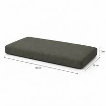 Heavy-Duty Indoor/Outdoor Bench Pad – Sophisticated Design For High-Traffic Seating Areas - Dark Green - View 6