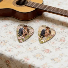 10 buah pick gitar dua sisi yang dapat disesuaikan dan dipersonalisasi, mendukung pengunggahan gambar khusus, ketebalan 0,81 mm, cocok untuk gitar akustik dan elektrik, hadiah unik untuk pecinta musik, sempurna untuk latihan sehari-hari. - MultiWarna - View 9
