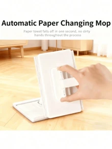 1 bộ hệ thống lau nhà rảnh tay siêu bền, cây lau đa năng rảnh tay thay miếng lau một chạm, dụng cụ vệ sinh treo tường bằng nhựa ABS, phù hợp cho sàn nhà, cửa sổ, bếp, phòng tắm và vệ sinh nhà cửa hàng ngày, tương thích với khăn lau tiêu chuẩn, đồ dùng vệ sinh nhà cửa, dụng cụ vệ sinh tiện lợi, sắp xếp việc nhà - Nhiều màu - Xem 10