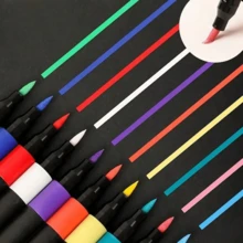 80 buah/Set Pulpen Akrilik Mengkilap Tinggi, Pulpen Gel, Pulpen Warna Cepat Kering Kapasitas Besar, Perlengkapan Sekolah, Set Pulpen Perencana DIY, Set Melukis, Alat Tulis Belajar, Spidol Warna, Cocok untuk Keramik, Kaca, Batu, dll. - MultiWarna - View 7