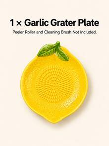 1/3pcs Garden Theme Ceramic Garlic Grinding Plate Set, Garlic Grinder And Ginger Grinder, Dip Plate With Silicone Garlic Peeler And Cleaning Brush, Multi-Functional Kitchen Tool Suitable For Garlic, Ginger, Carrot, Yam, Butter, Housewarming Gift - Garden-themed Garlic Press - View 16